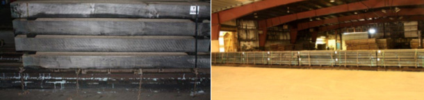 Hardwood Ties Being Treated in Canada for Railroad Use